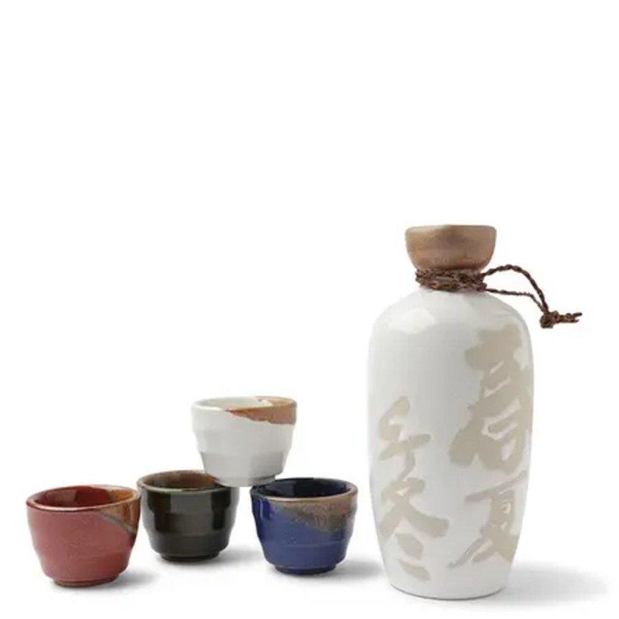 Tabletop Miya Company Sake Sets | Sake Set Nyuhaku Four Season