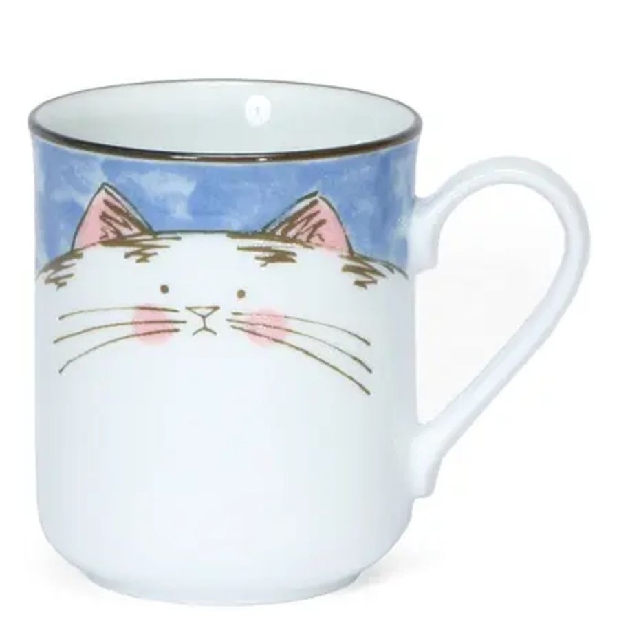 Whimsy Miya Company Cats | Blue Cat Mug