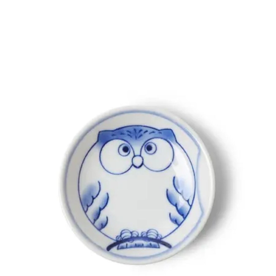 Whimsy Miya Company Other | Sauce Dish 3-1/2" Owl Blue