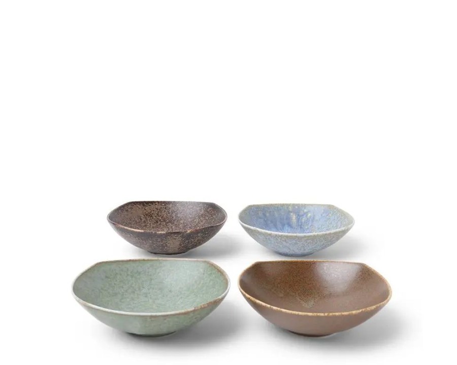Tabletop Miya Company Sauce Dishes | Pacific Forest Matte Sauce Dish Set 4-1/4"