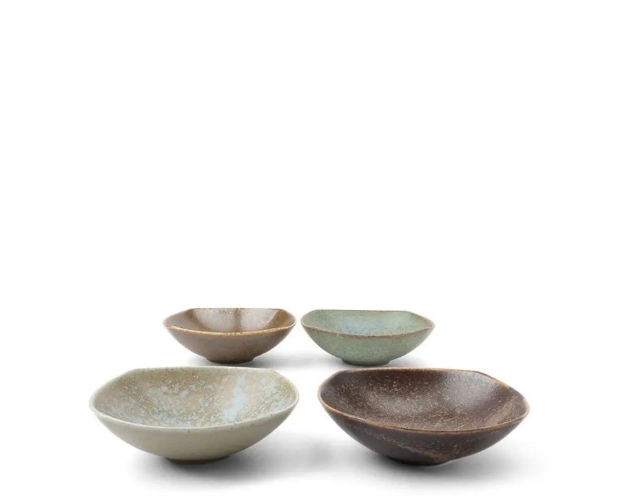 Tabletop Miya Company Sauce Dishes | Pacific Forest Matte Sauce Dish Set 4-1/4"
