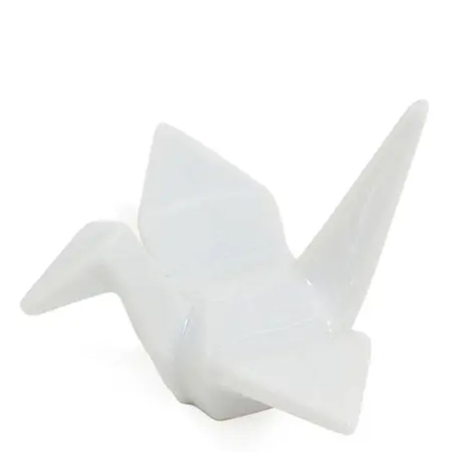 Home Miya Company Weddings | Crane Chopstick Rest - White