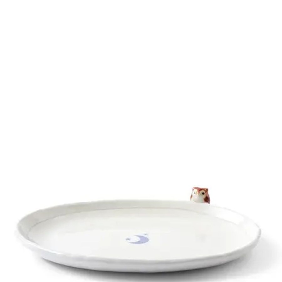 Whimsy Miya Company Plates | Plate Owl & Moon Design