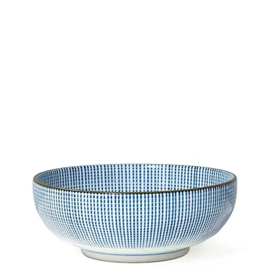 Tabletop Miya Company Medium Bowls | Sendan Tokusa 5.5" Shallow Bowl