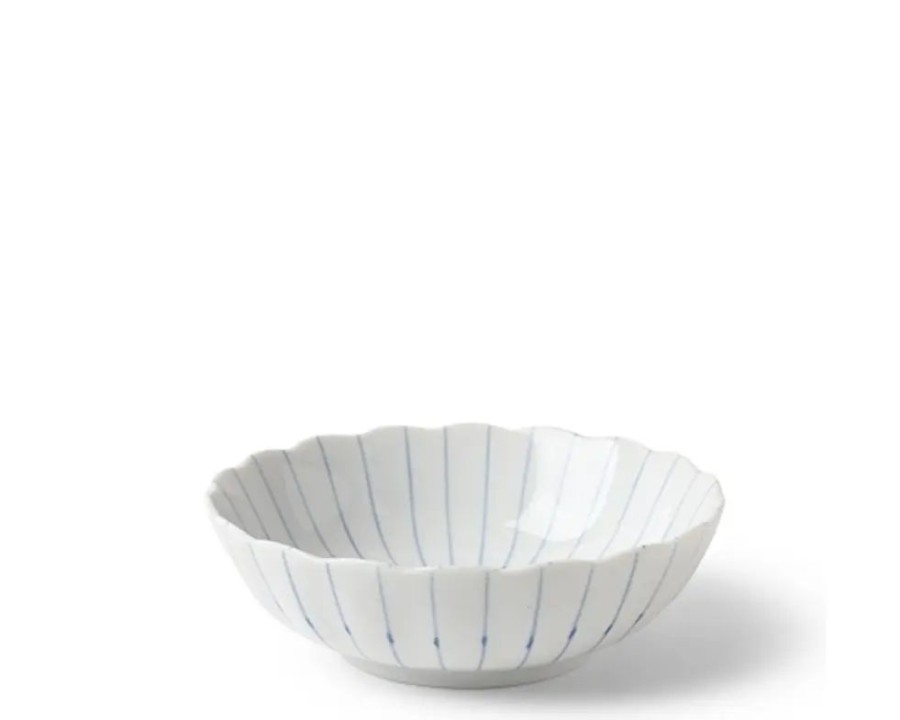 Tabletop Miya Company Shallow Bowls | Kasa Lines 6.25" Bowl