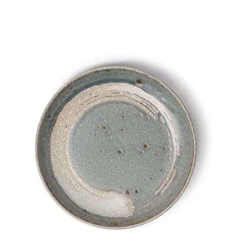 Tabletop Miya Company Medium Plates | Enso Green Plate 6-1/8"