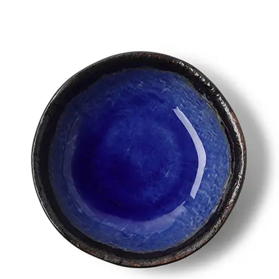 Tabletop Miya Company Small Bowls | Cobalt Blue 5" Shallow Bowl