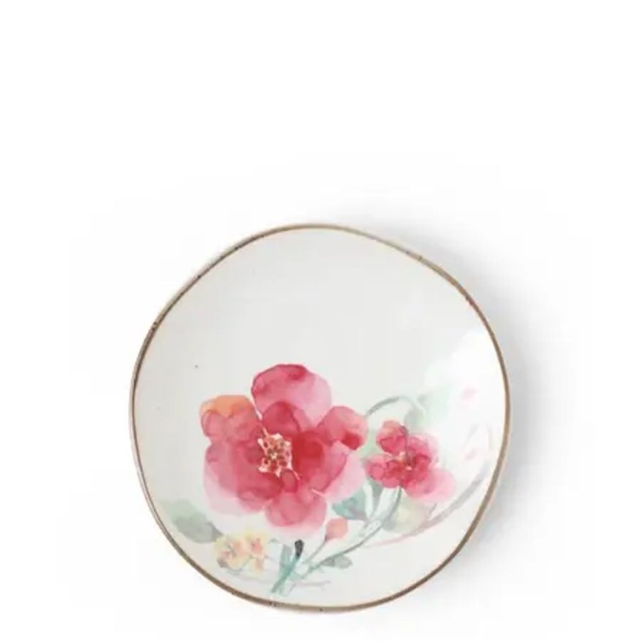 Tabletop Miya Company Small Plates | Floral Mini Plate Magenta