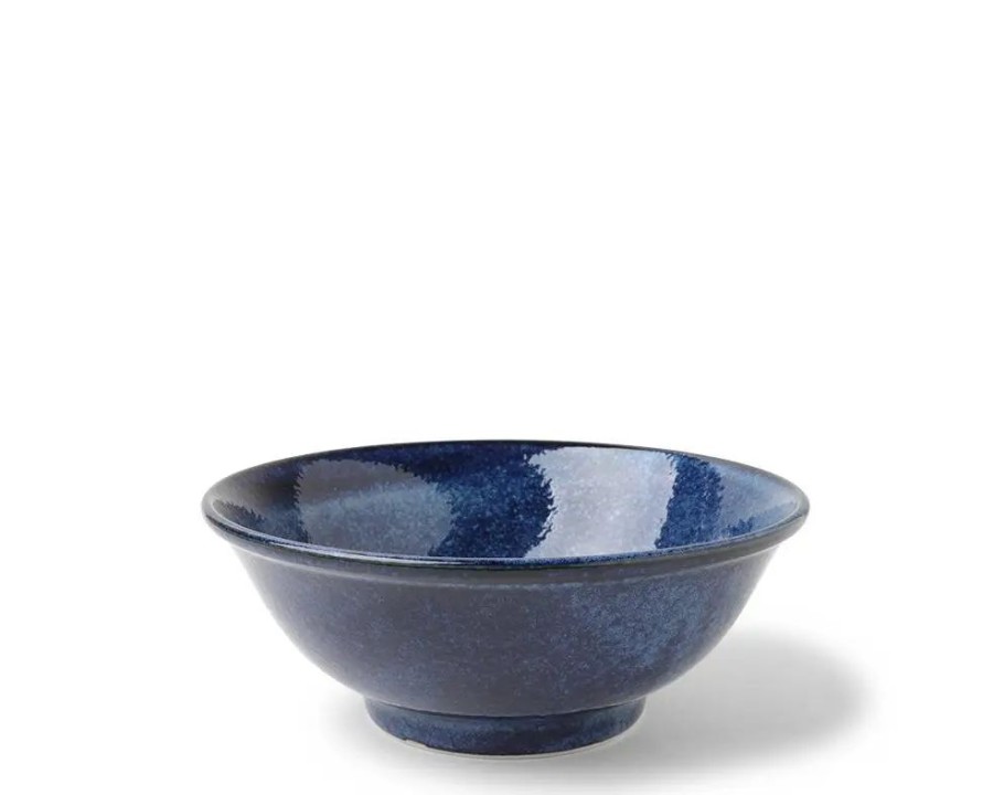 Tabletop Miya Company Ramen Bowls | Bowl Namako Blue 8-1/2"