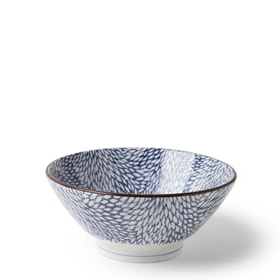 Tabletop Miya Company Medium Bowls | Aizome Mums 6.75" Bowl
