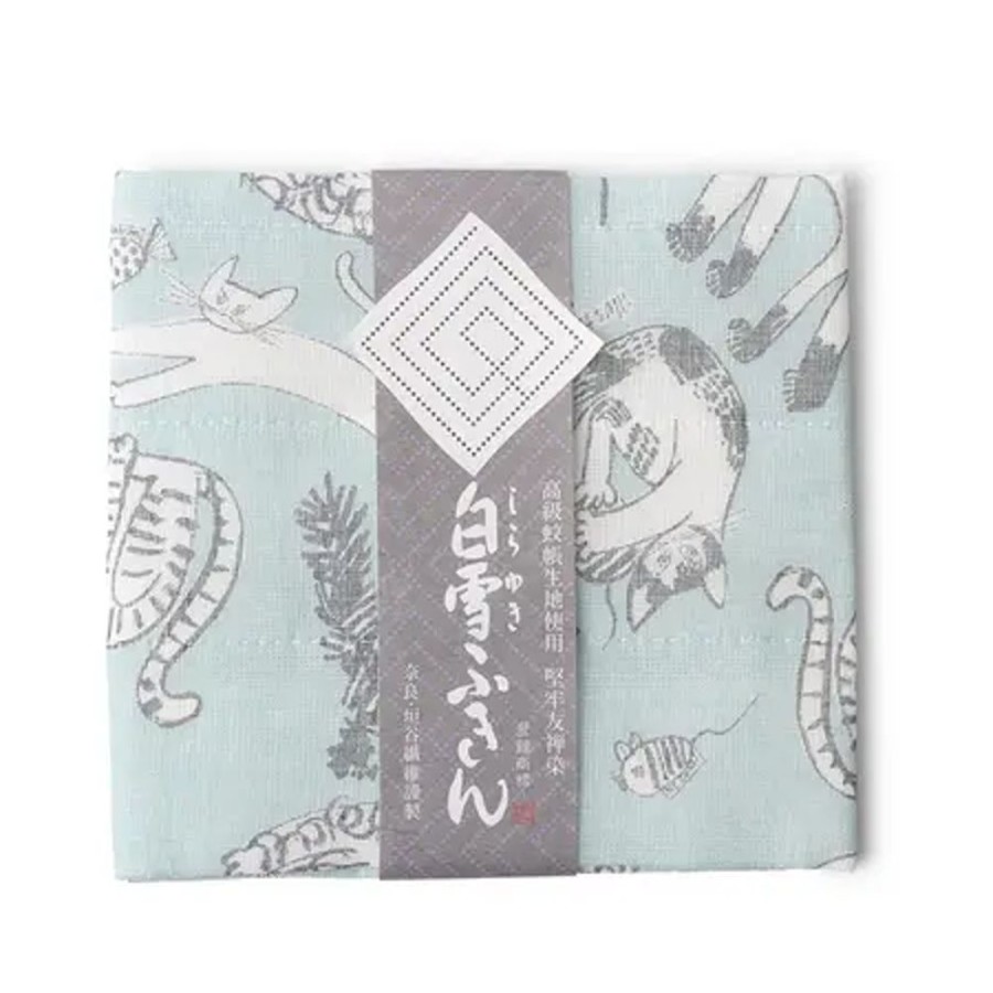 Whimsy Miya Company Cats | Towel Fuukin Cats Blue
