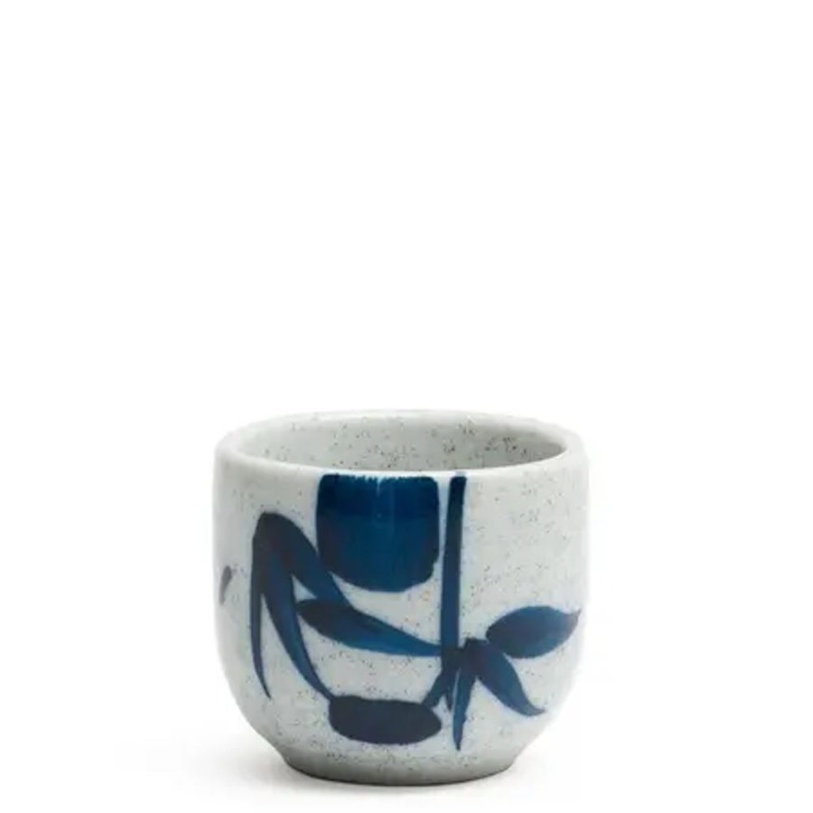 Tabletop Miya Company Sake Bottles & Cups | Blue Bamboo 1.2 Oz. Sake Cup