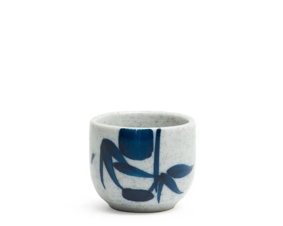 Tabletop Miya Company Sake Bottles & Cups | Blue Bamboo 1.2 Oz. Sake Cup