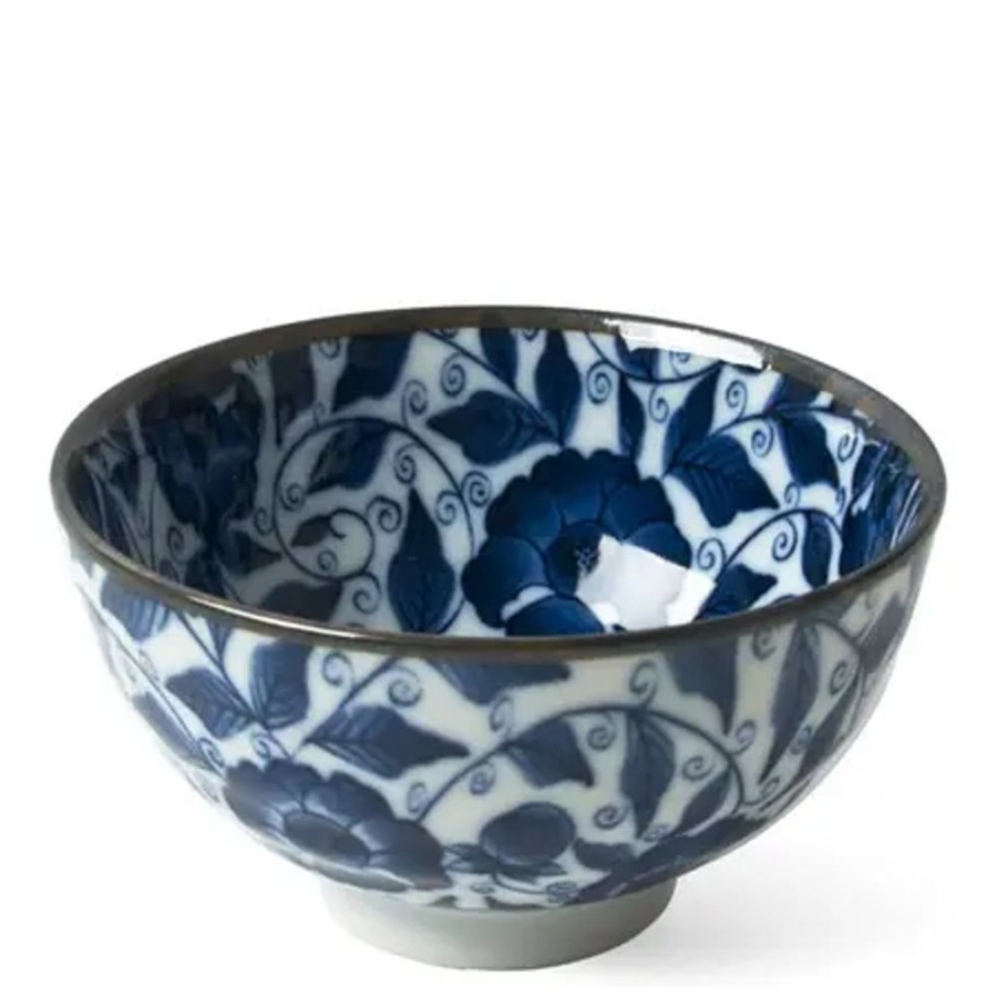 Tabletop Miya Company Rice Bowls | Koimari Botan 4.5" Rice Bowl