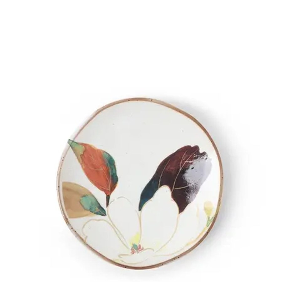 Tabletop Miya Company Small Plates | Floral Mini Plate White