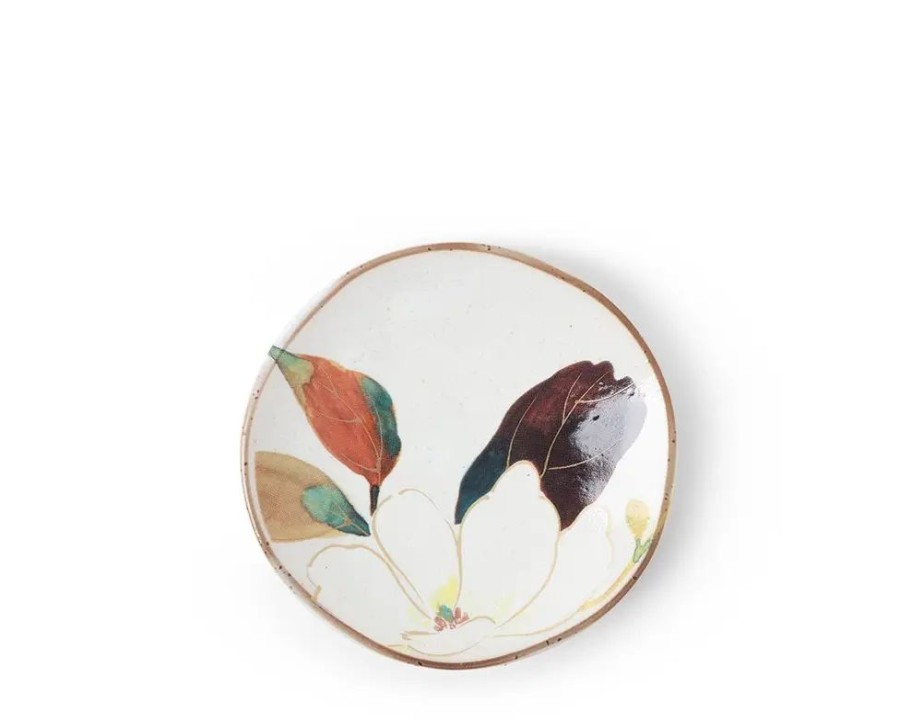 Tabletop Miya Company Small Plates | Floral Mini Plate White