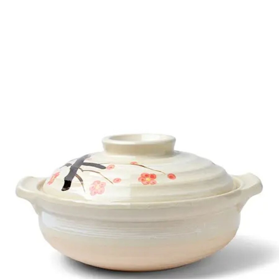 Kitchen Miya Company Donabe Casseroles | Sakura Donabe Casserole, 135 Oz.