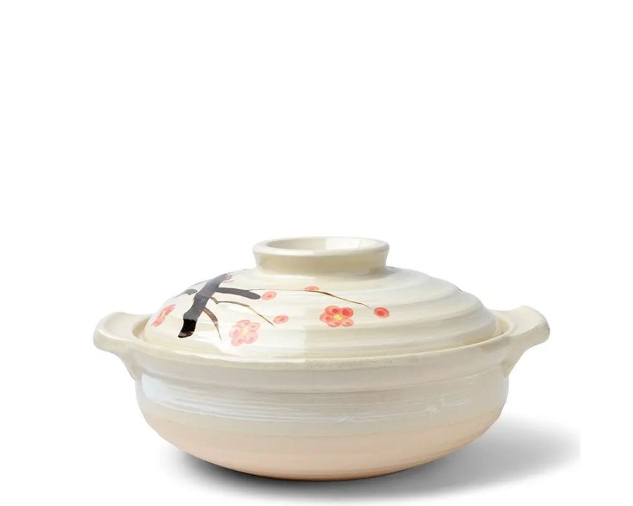 Kitchen Miya Company Donabe Casseroles | Sakura Donabe Casserole, 135 Oz.