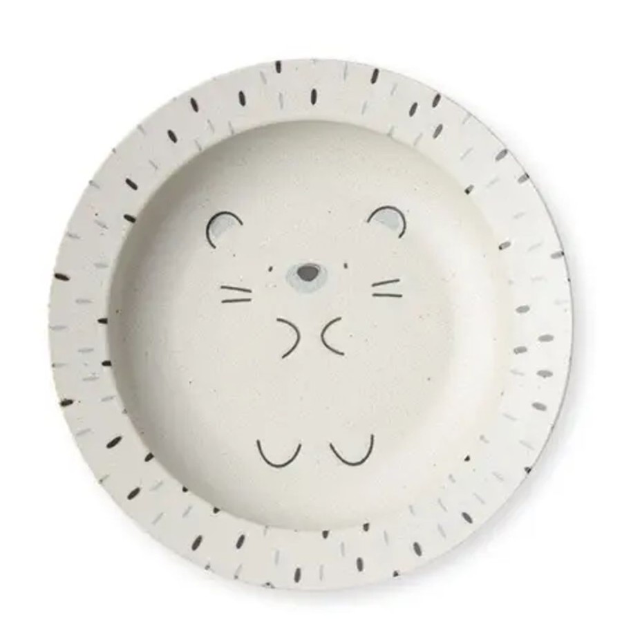 Whimsy Miya Company Plates | Mogu Mogu Hedgehog Shallow Bowl 8.75"