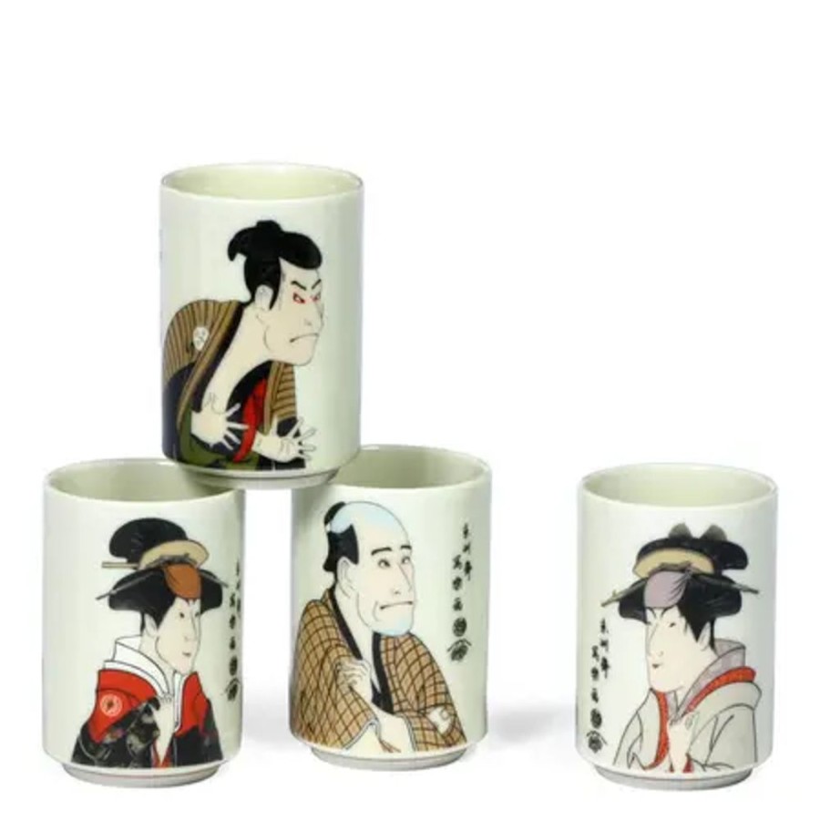 Tabletop Miya Company Teacups | Sharaku 5 Oz. Teacup Set