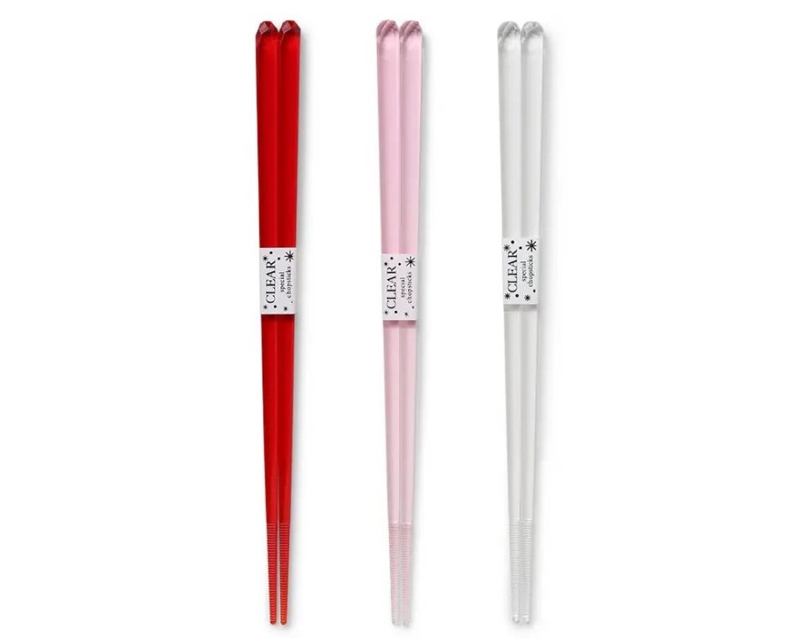 Tabletop Miya Company Chopsticks | Chopsticks Acrylic Red Set/3