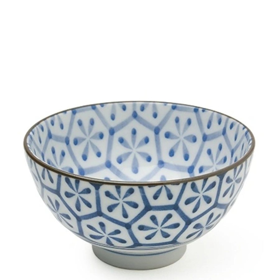 Tabletop Miya Company Rice Bowls | Monyou 4.25" Hana Kikkou Rice Bowl