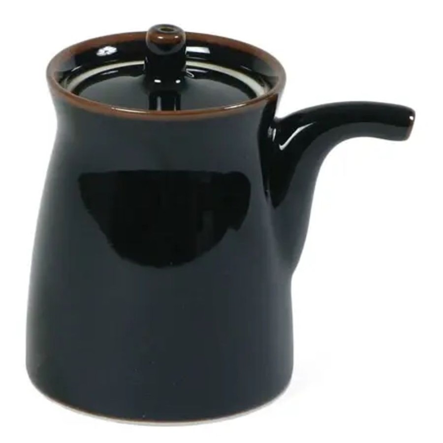 Tabletop Miya Company Sauce Pots | Mori 5 Oz. G-Type Sauce Pot - Black