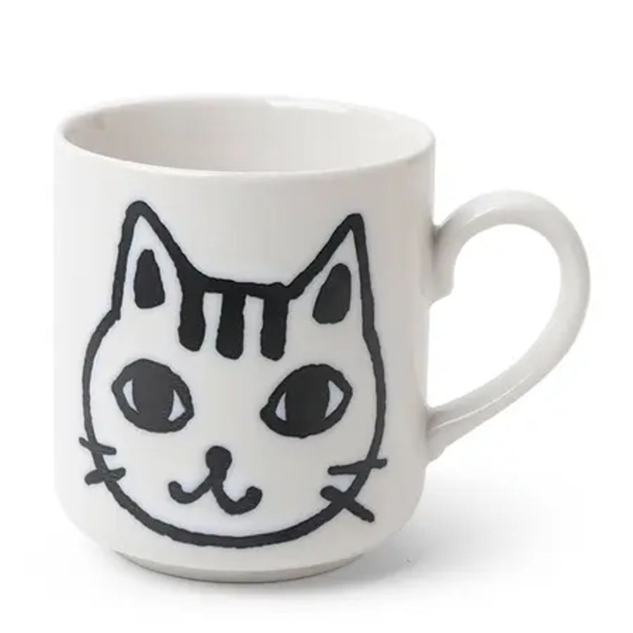 Whimsy Miya Company Cats | Mug Cat Face Sketch