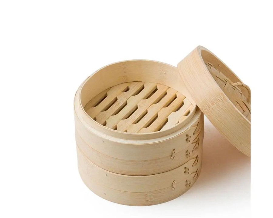 Kitchen Miya Company Other | Bamboo Steamer Set 6"