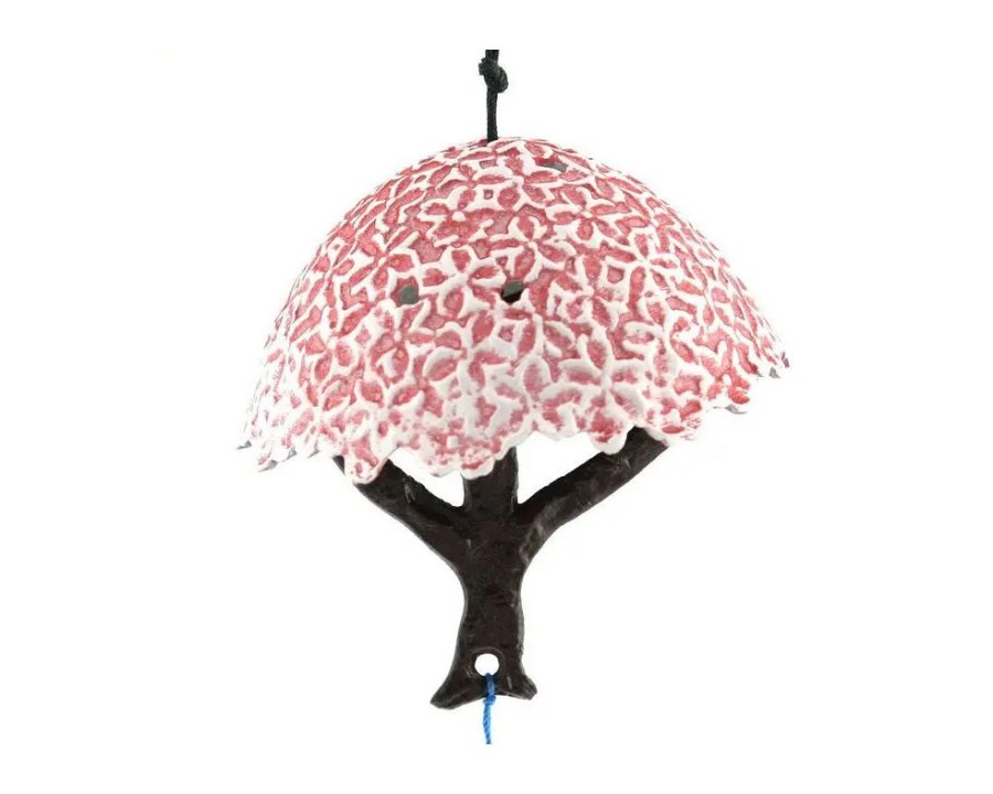 Home Miya Company Wind Chimes | Wind Chime Pink Sakura Tree