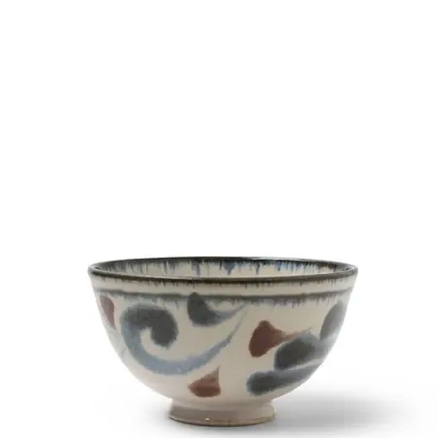 Tabletop Miya Company Rice Bowls | Rustic Blue Vines Rice Bowl