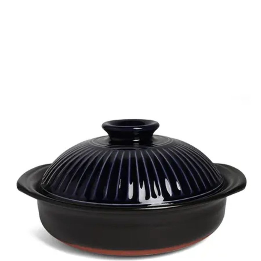 Kitchen Miya Company Donabe Casseroles | Kikka Blue Donabe Casserole 11"
