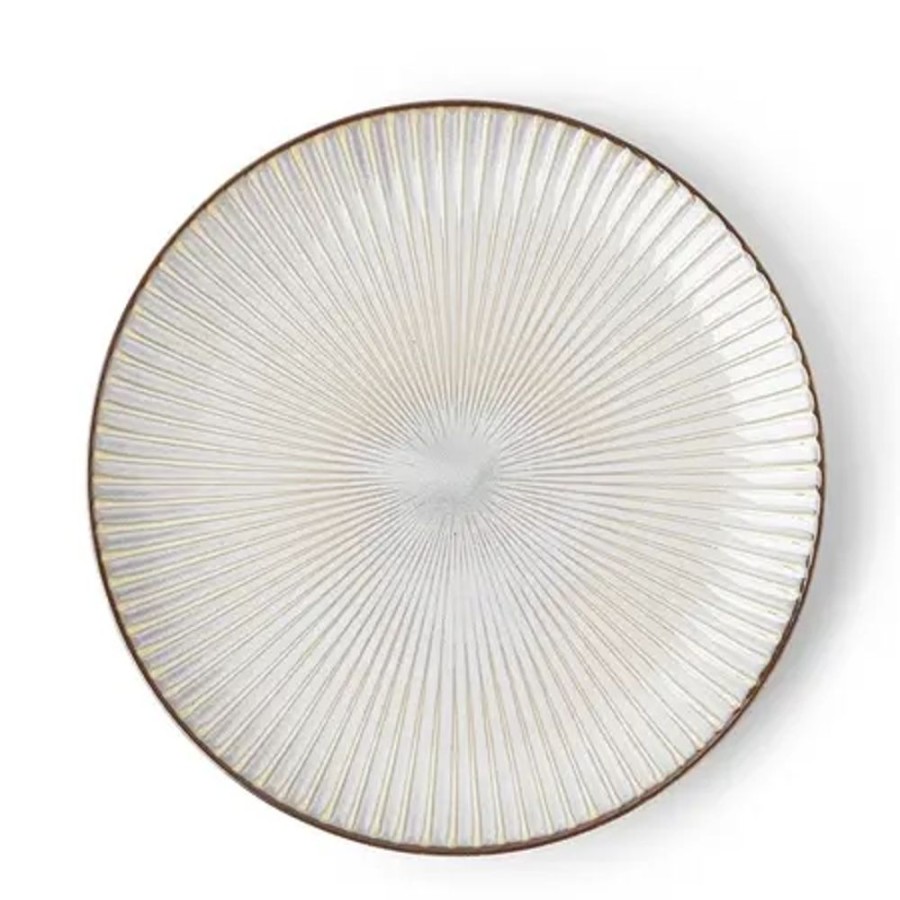 Tabletop Miya Company Large Plates | Aiya Ivory 9.25" Plate