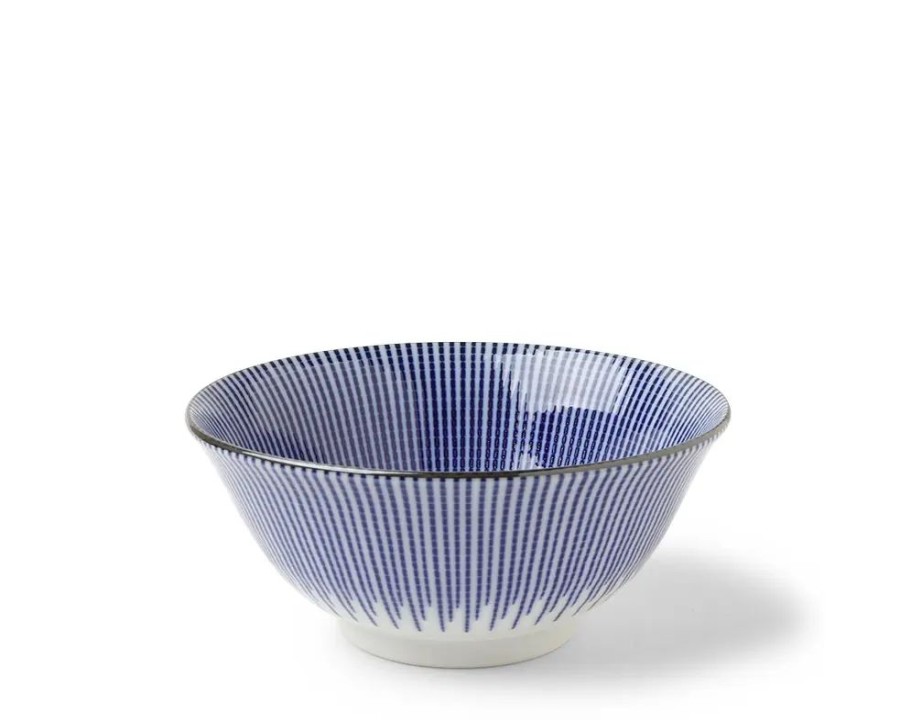 Tabletop Miya Company Medium Bowls | Blue Spoke Bowl 6"