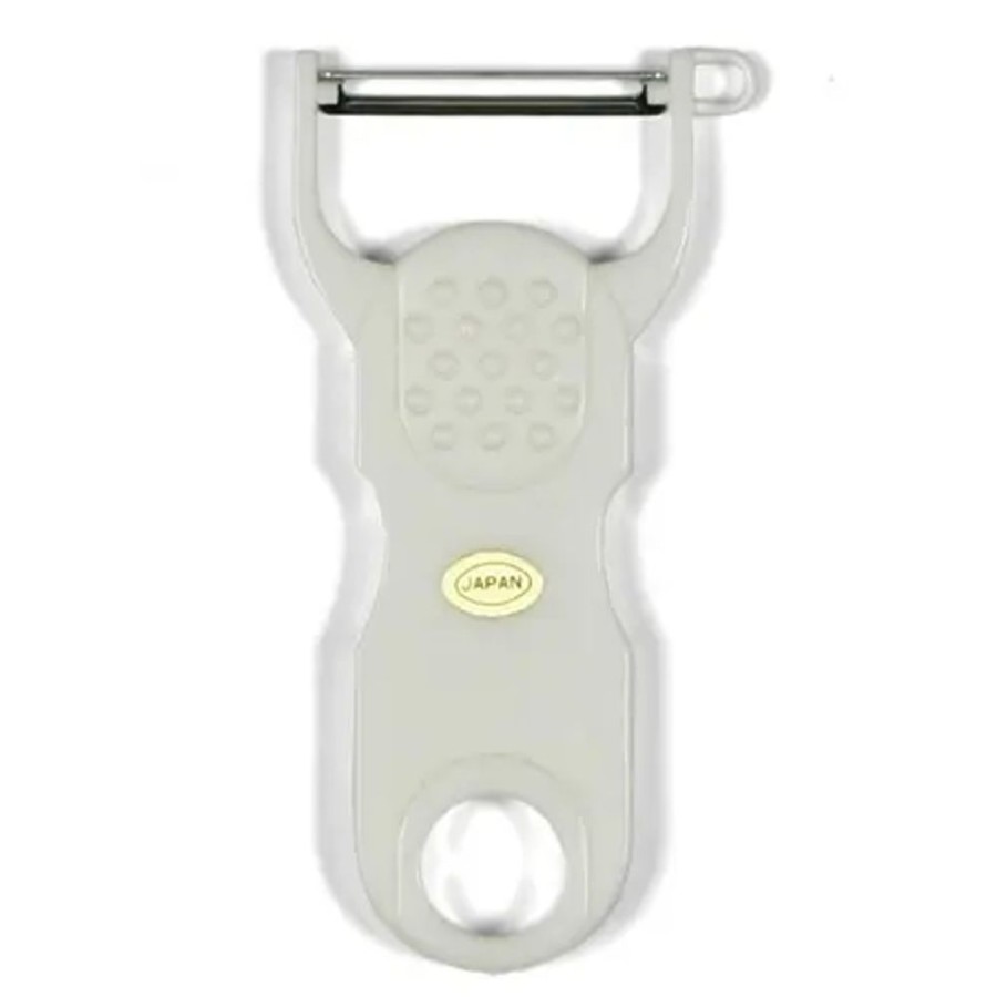 Kitchen Miya Company Slicers & Peelers | Peeler Fruit 5" White Color