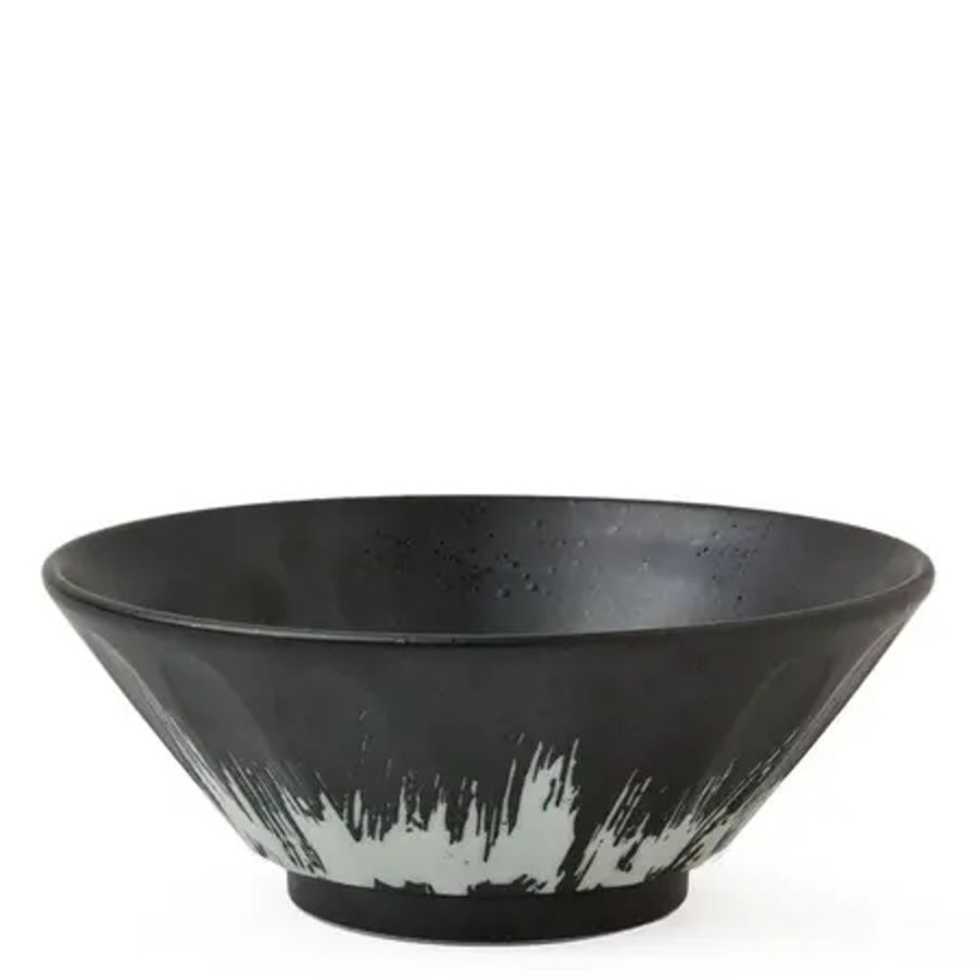 Tabletop Miya Company Ramen Bowls | Bincho Black 7.75" Noodle Bowl
