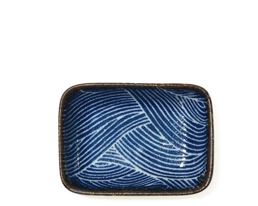 Tabletop Miya Company Sauce Dishes | Aranami 3.75" X 2.75" Sauce Dish