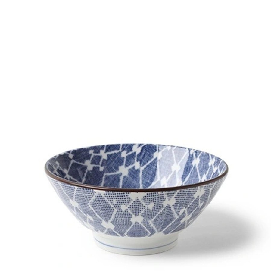 Tabletop Miya Company Medium Bowls | Aizome Hishi 6.75" Bowl