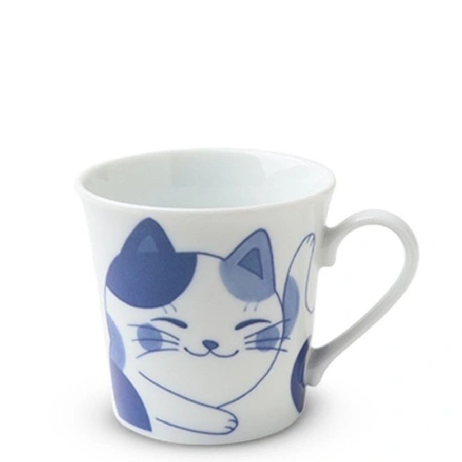 Whimsy Miya Company Cups/Mugs | Blue Cats 9 Oz. Mug