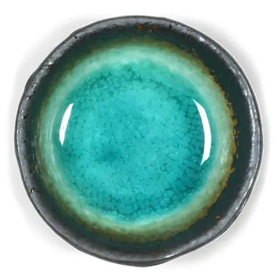 Tabletop Miya Company Sauce Dishes | Kosui Green 3.25" Round Dish