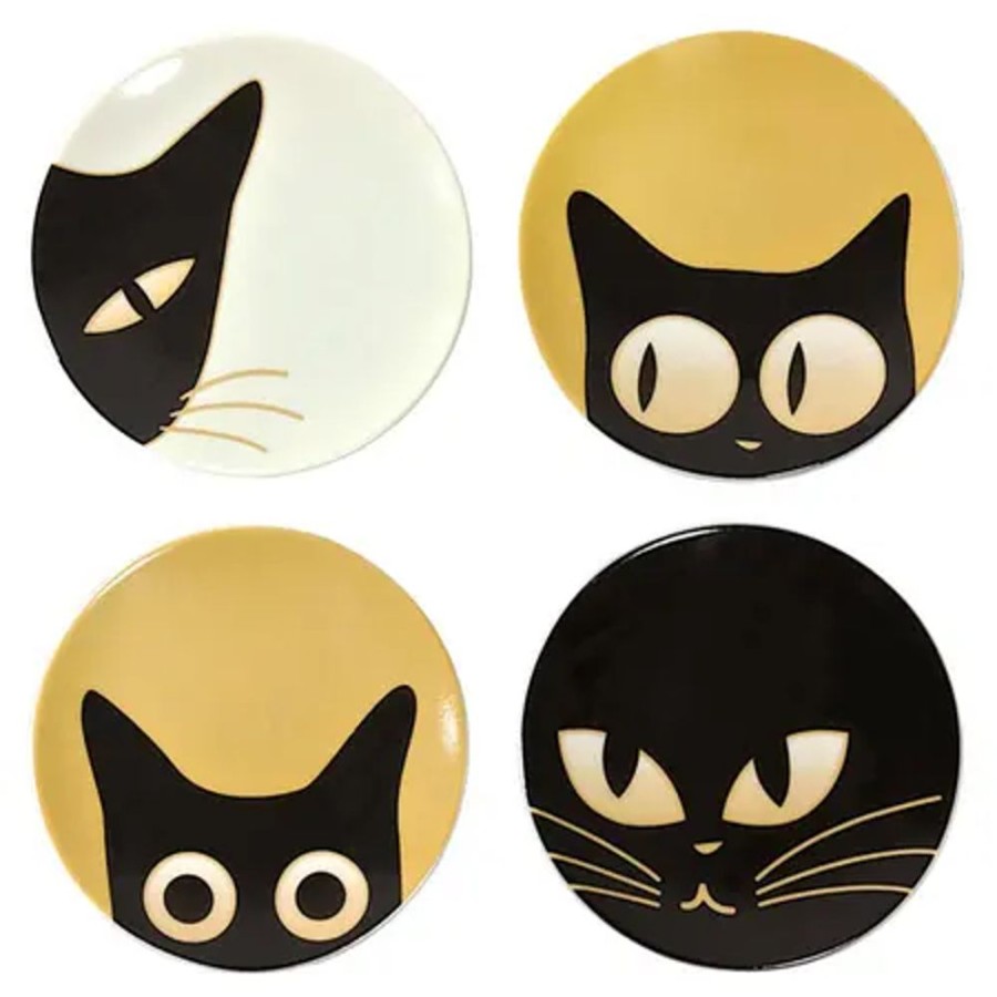 Whimsy Miya Company Plates | Cat Eyes 3.5" Mini Plate Set