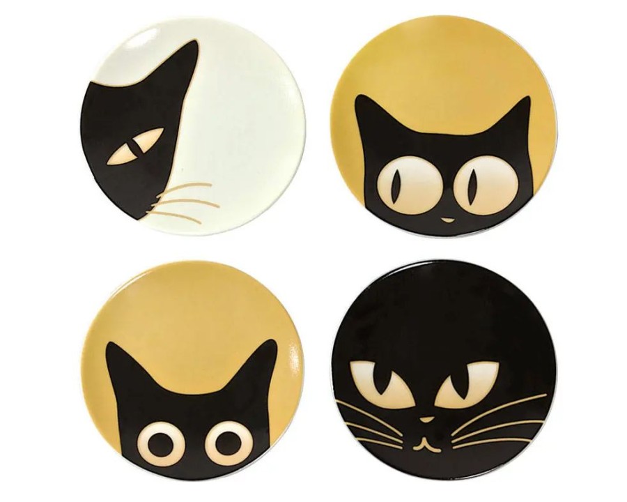 Whimsy Miya Company Plates | Cat Eyes 3.5" Mini Plate Set