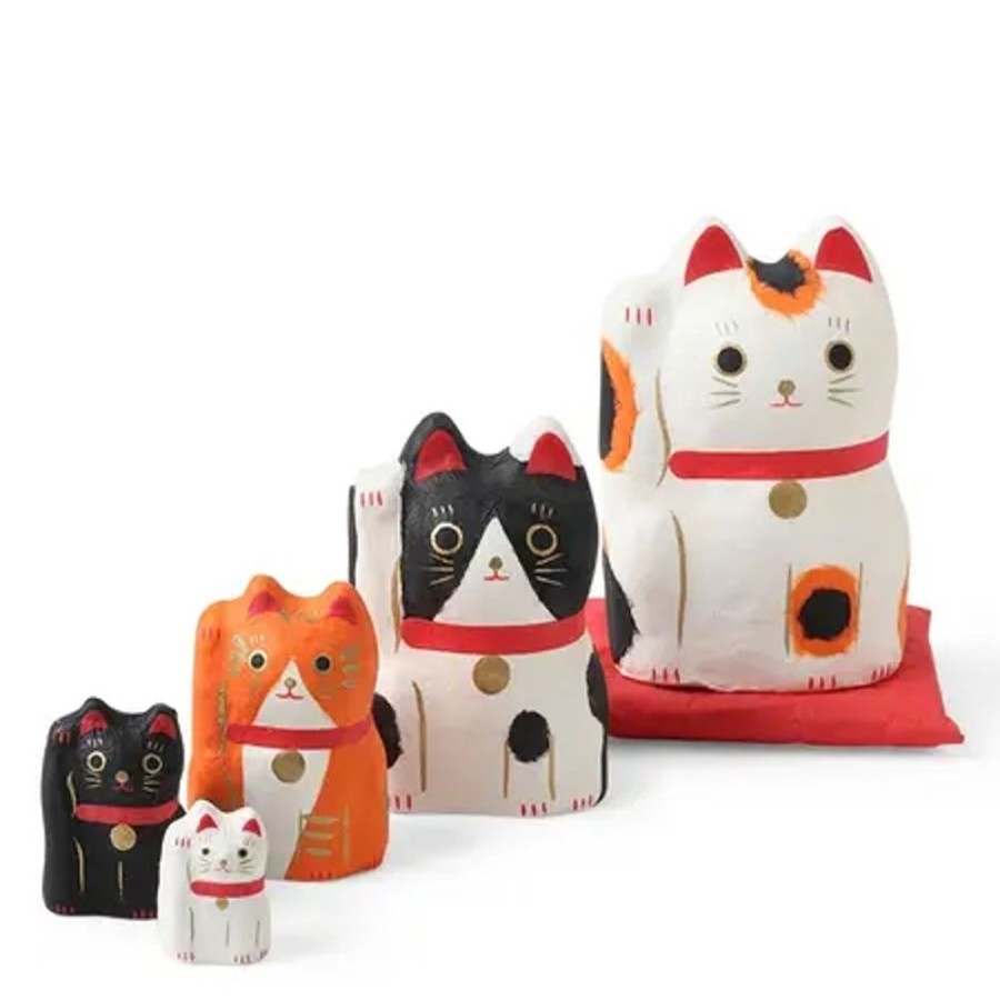 Whimsy Miya Company Figurines | Figurine Fortune Cat Nesting Doll Set