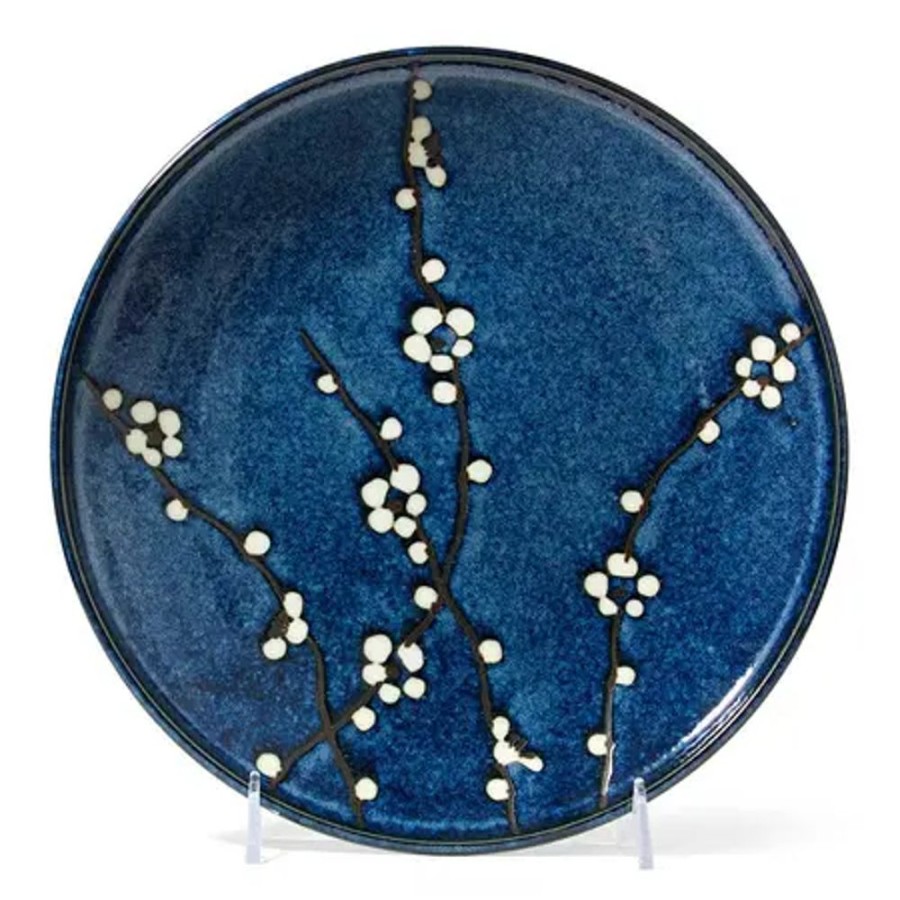 Tabletop Miya Company Large Plates | Namako Blossoms 10" Dinner Plate